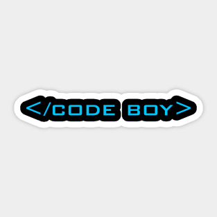 Code boy Sticker